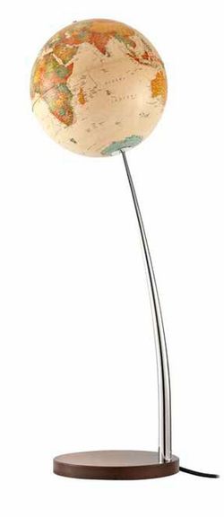 Globo terráqueo y lámpara Vertigo Antique