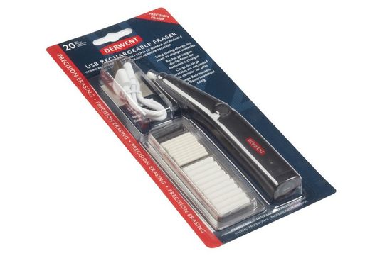 Borracha recarregável USB Derwent