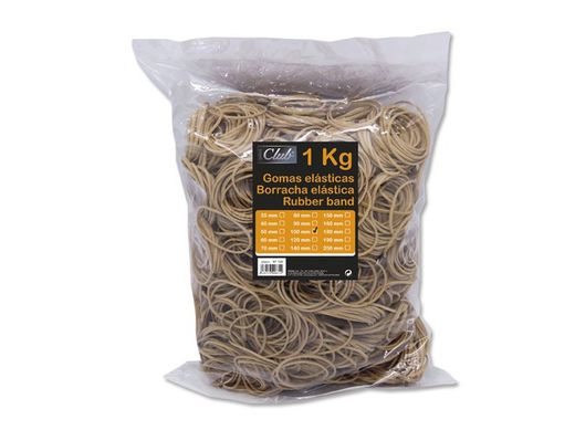 Gomas elásticas. Varios tamańos y presentaciones