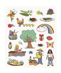 Autocollants de sac Appli avec des motifs thématiques