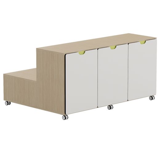 Gradas AGORA VERSA con puertas