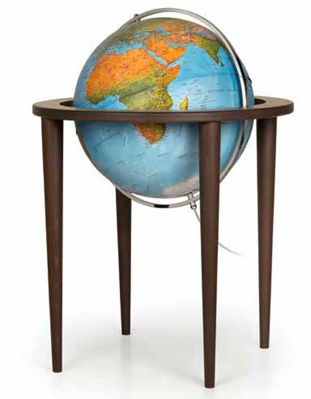 Gran globo terráqueo Queen Blue