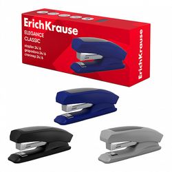 Grapadora 24/6 Half-strip ErichKrause Elegance Classic, de hasta 30 hojas, surtido (caja 1 ud)