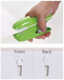 Grapadora Eco sin grapas Trio Verde