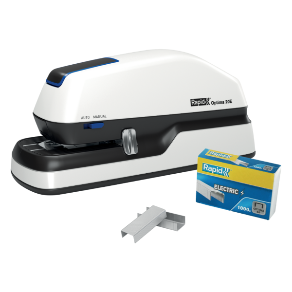 Grapadora eléctrica Optima 20E de Rapid