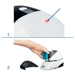 Grampeador elétrico rápido 5080e. 2 cores.