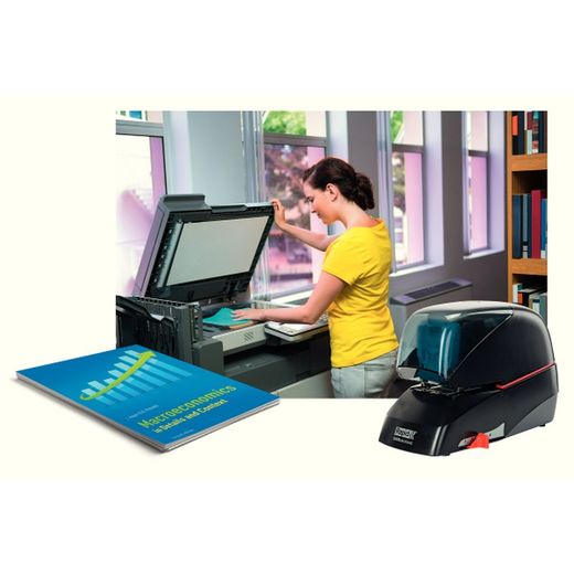 Grampeador elétrico rápido 5080e. 2 cores.