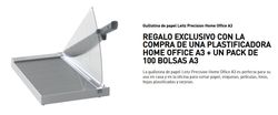 Home Office ILAM A3 + bolsas = Regalo guillotina Leitz Home Office A3