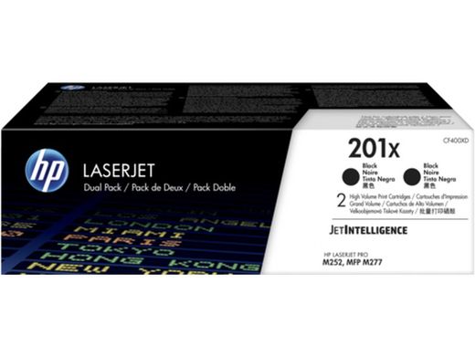 HP Laserjet 201X Pack 2 Toner Negro Alta Capacidad 2800 PaG.