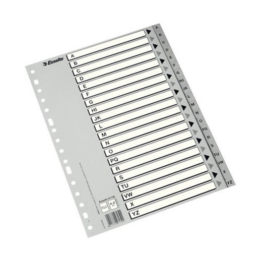 Index alphabétiques et numériques 125 microns