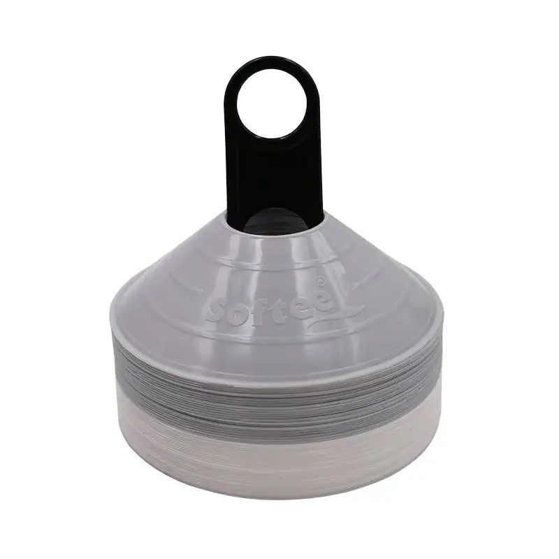 Juego de 48 conos chinos. Varios colores Gris