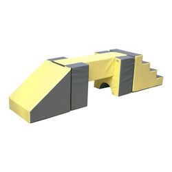 Conjunto de 5 figuras com retângulo