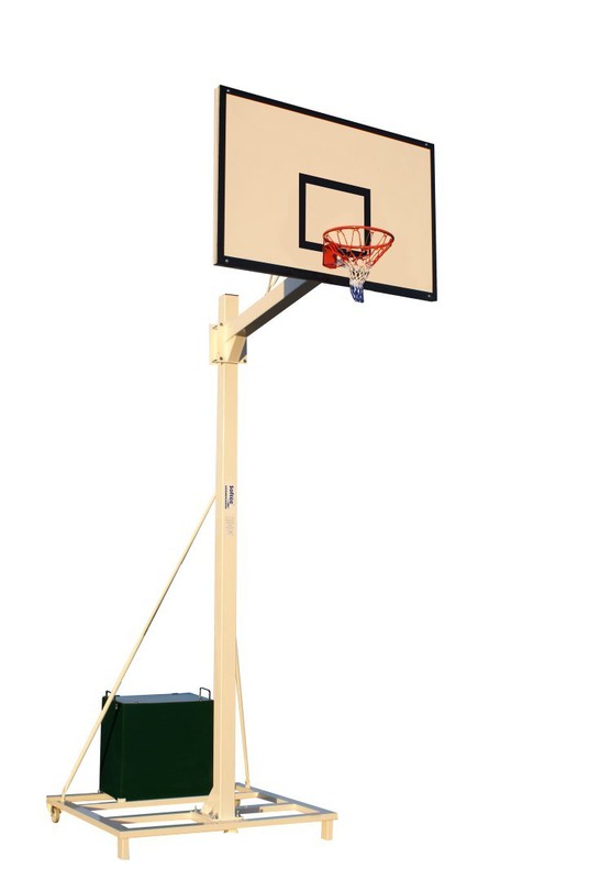 Juego de canastas galvanizadas fijas para baloncesto sin tablero y aro. —  Cartabon