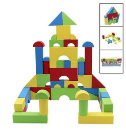 Juego de construcción con formas de foam