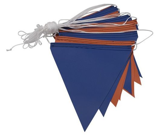 conjunto de flâmulas de pvc de 21 metros