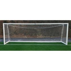 Juego de porterías de aluminio transladables para fútbol 11