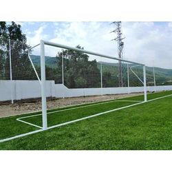 Juego de porterías fijas de alumnio para fútbol 7