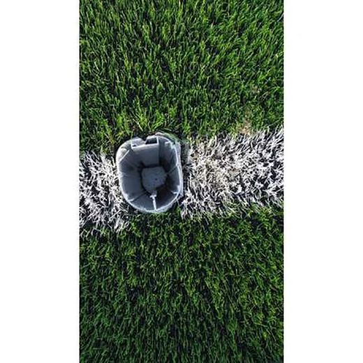 Conjunto de balizas fixas em alumínio para futebol 7