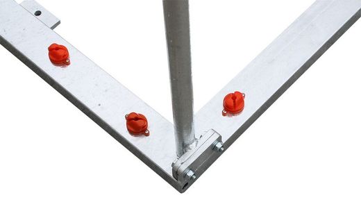 Jeu de buts mobiles galvanisés pour le futsal