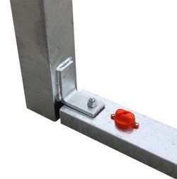 Jeu de buts mobiles galvanisés pour le futsal