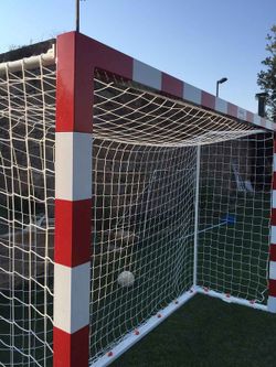 Juego de porterías para fútbol sala o balonmano transladables