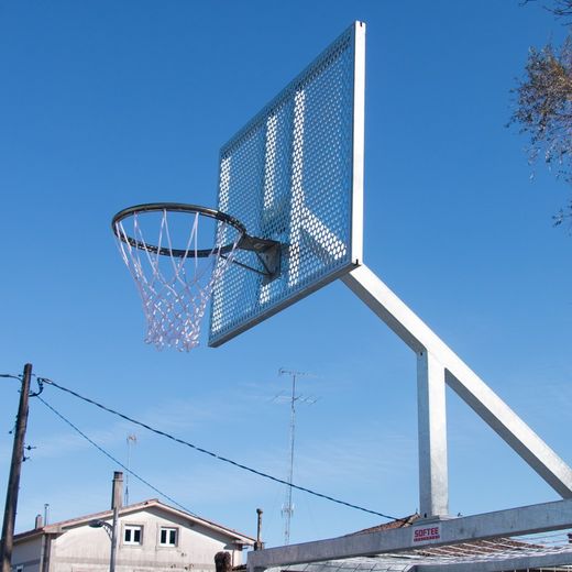 Ensemble de buts pour futsal et panier de panier galvanisé
