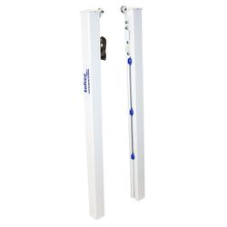 Juego de postes de pádel cuadrados de 8 cm