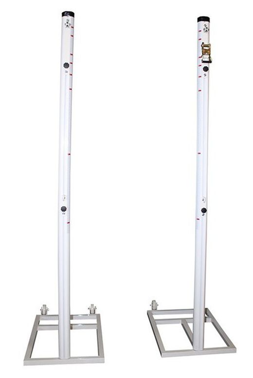 Conjunto de postes móveis de várias alturas com um diâmetro de 9 cm