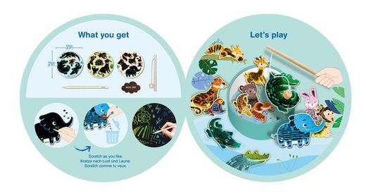 Juegos de pesca y scratch