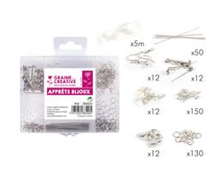 Kit de acessórios para joias com 407 peças