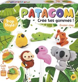 Kit Pasta de Modelar para Crear Gomas de Borrar Estilo Animales