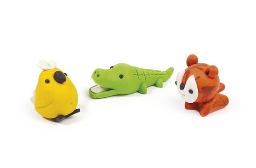 Kit Pasta de Modelar para Crear Gomas de Borrar Estilo Animales