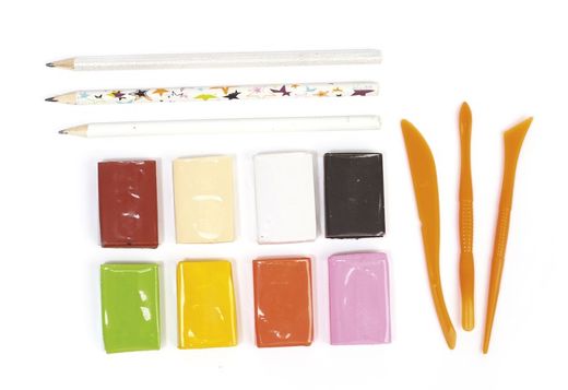 Kit Pasta de Modelar para Crear Gomas de Borrar Estilo Animales