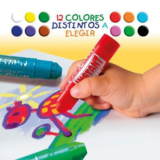 Lápiz de témpera sólida Playcolor Instant