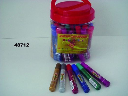 stylo colle à paillettes