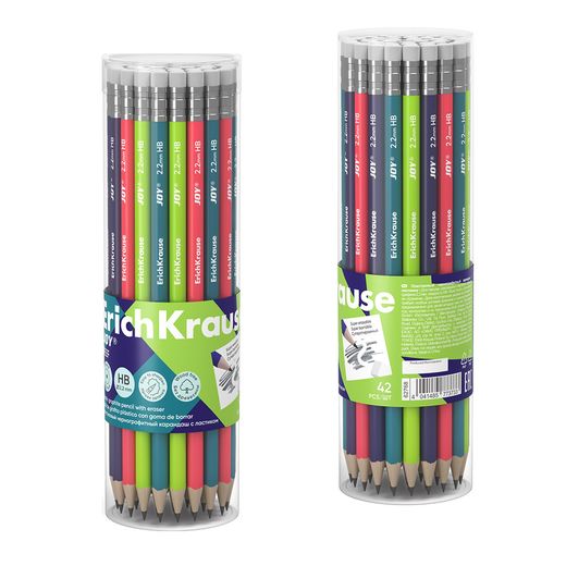 Lapiz Grafito Con Goma Joy HB