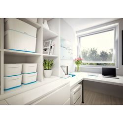 Leitz mybox® large avec couvercle. 4 couleurs