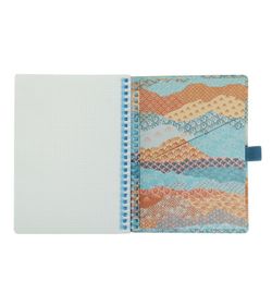 Carnet à spirales A5 80H à pois, 90 g/m², motif montagnes