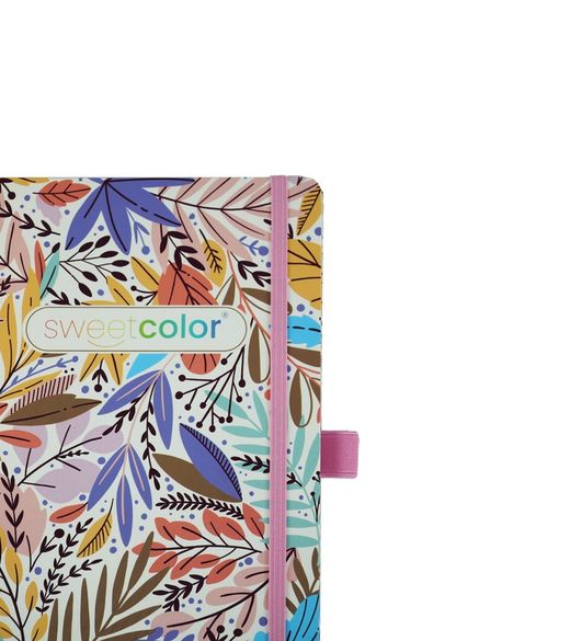 Cahier à spirales A5 80H uni 90g Floral I