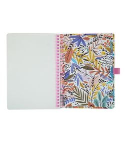 Cahier à spirales A5 80H uni 90g Floral I