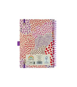 Caderno Espiral A5 80H Liso 90g Bolinhas