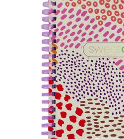 Caderno Espiral A5 80H Liso 90g Bolinhas