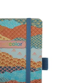 Carnet à spirales A6 80H à pois, 90 g/m², motif montagnes