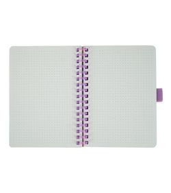 Carnet à spirales A6 80H à pois 90 g Tropical