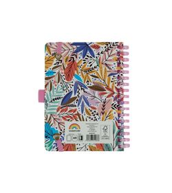 Libreta Espiral A6 80H Lisas 90gr Floral I