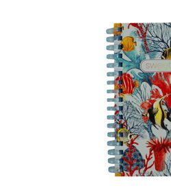 Cahier à spirales A6 80H Uni 90gr Bleu marine