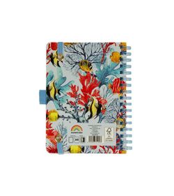 Cahier à spirales A6 80H Uni 90gr Bleu marine