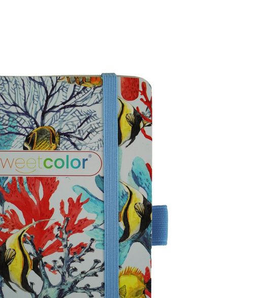 Cahier à spirales A6 80H Uni 90gr Bleu marine