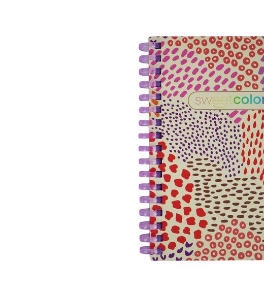 Cahier à spirales A6 80H Uni 90gr Pois