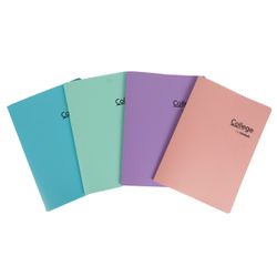 Libreta Grapada Tapa Polipropileno A4 48h 90gr Pastel